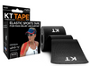  KT TAPE Cotton Kinesiology Tape For Common Sports Injuries - Precut, Black. 