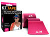 KT Tape Cotton Pink Elastic Therapeutic Sports Tape for Common Sports Injuries - Precut