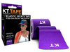 KT Tape Cotton Purple Elastic Therapeutic Sports Tape for Common Sports Injuries - Precut