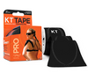 Black KT Tape Pro Synthetic Kinesiology Tape for Common Sports Injuries